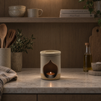 Χειροποίητος κεραμικός καυστήρας – Dreamy White | Stoneware