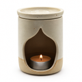Χειροποίητος κεραμικός καυστήρας – Dreamy White | Stoneware
