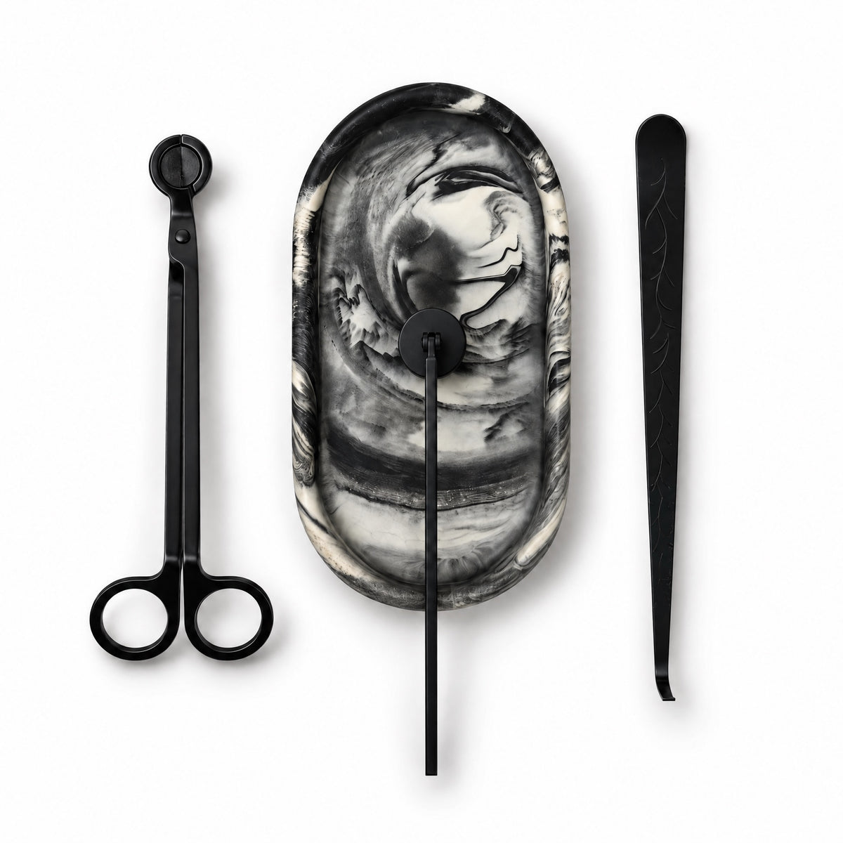 Marble Candle Care Set