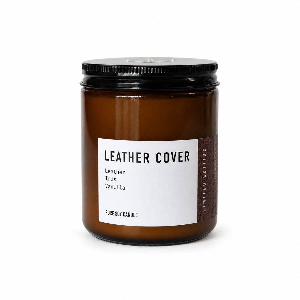 LEATHER COVER φυτικό κερί σόγιας | 200gr