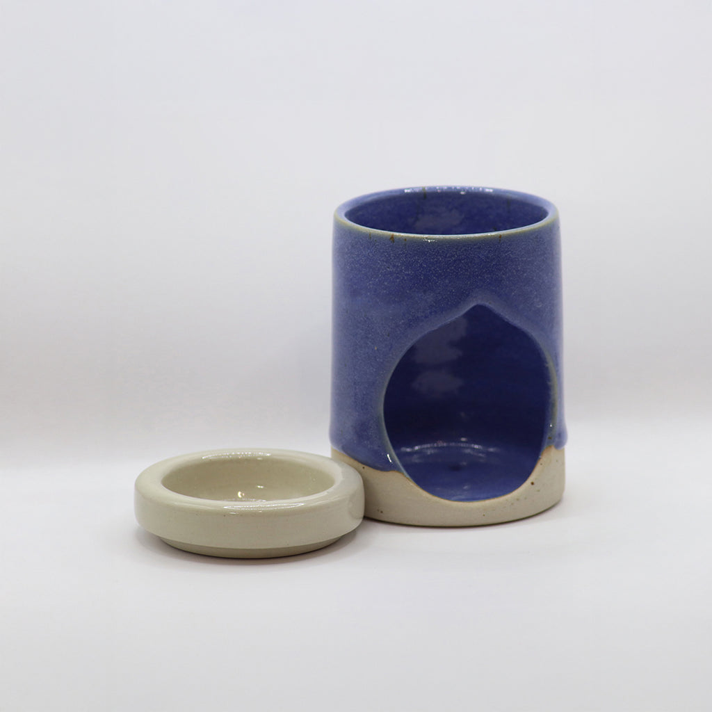 Χειροποίητος κεραμικός καυστήρας – Cycladic Blue - Stoneware