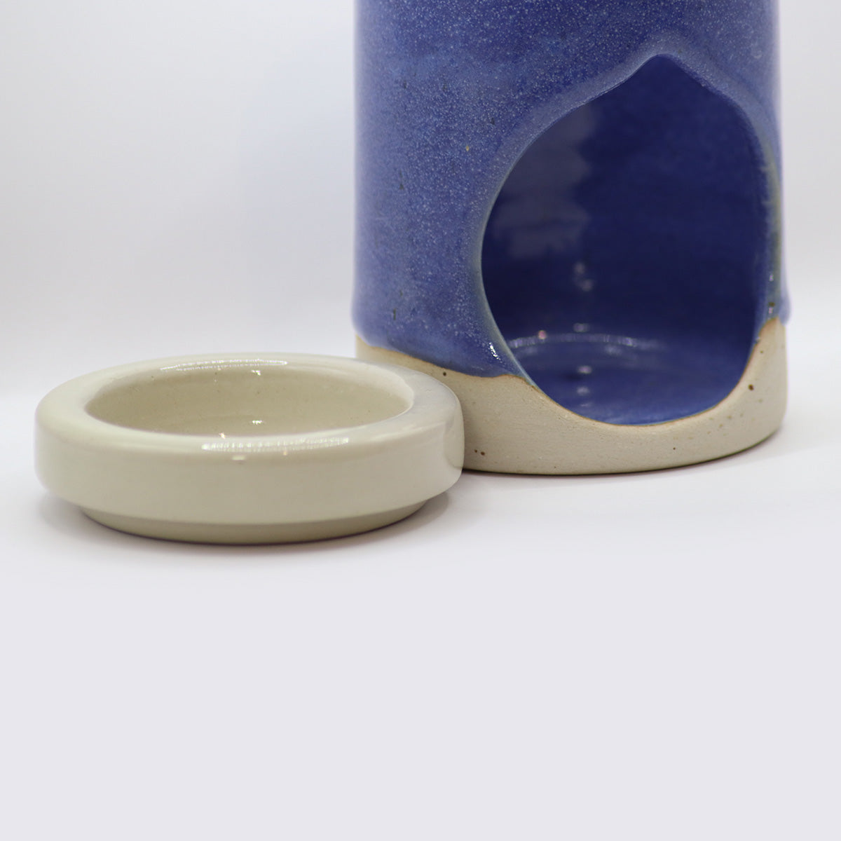 Χειροποίητος κεραμικός καυστήρας – Cycladic Blue - Stoneware