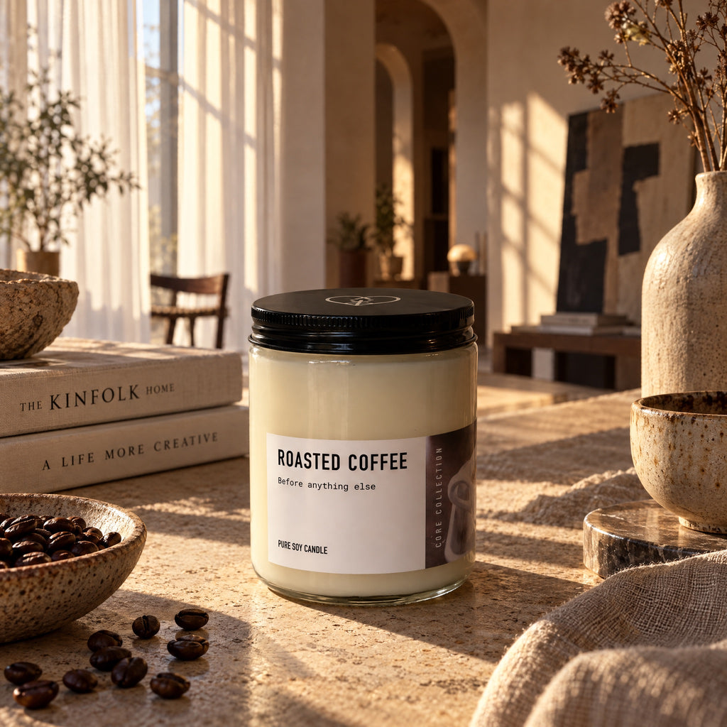 ROASTED-COFFEE φυτικό κερί σόγιας | 200gr