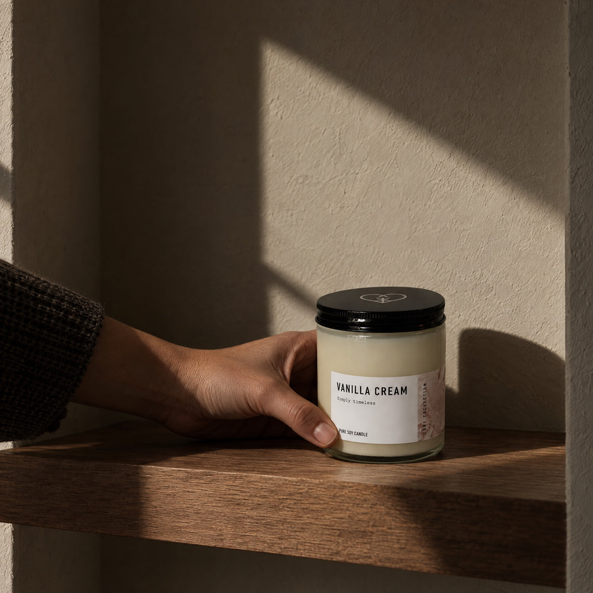 VANILLA CREAM φυτικό κερί σόγιας | 200gr