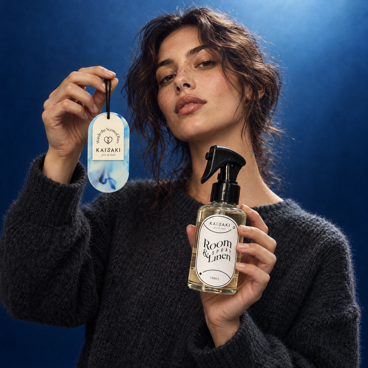 Room & fabric spray + Wardrobe scented bar