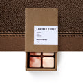 LEATHER COVER - Leather. Iris. Vanilla.