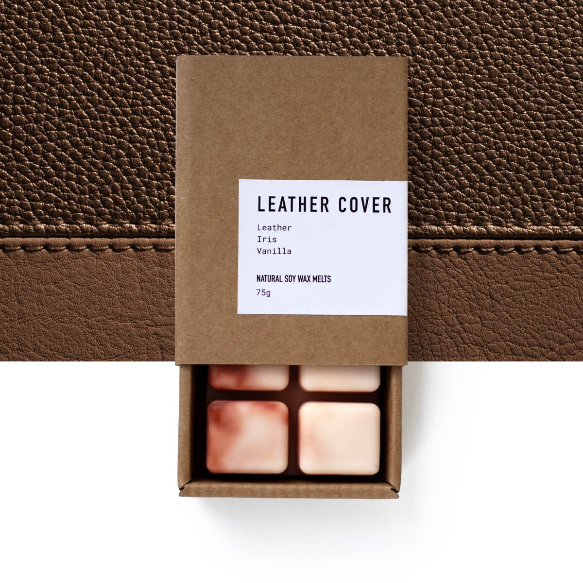 LEATHER COVER - Leather. Iris. Vanilla.